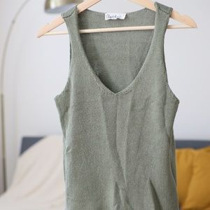 Cloud Chaser Faded Green Top